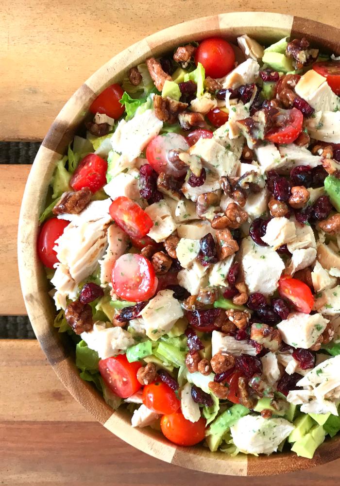 Avocado Cranberry Chicken Salad by The Whole Cook VERTICAL FEATURE 3