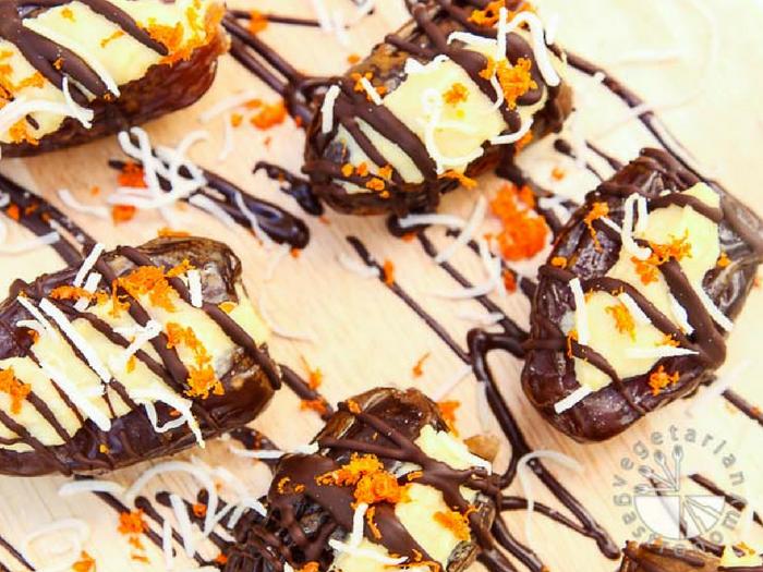 Dark Chocolate Covered Dates by Vegetarian Gastronomy